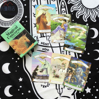 滿額現 朵琳芙秋 Magical Unicorns Oracle Cards 神奇獨角獸神諭卡-小琳商店