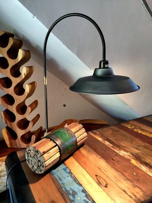 船木桌燈- Cylinder Lamp