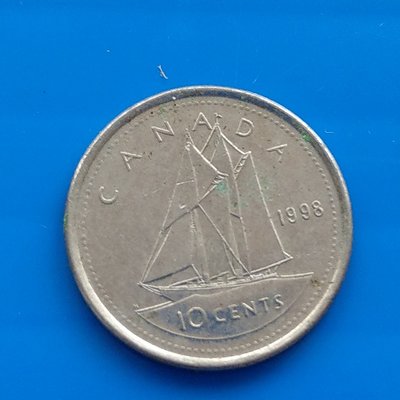 【大三元】歐洲錢幣-加拿大1998年 CANDA 10分