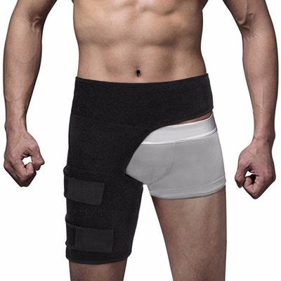 護膝亞馬遜男士健身護腿帶防肌肉拉傷護臀帶舉重護大腿運動護具