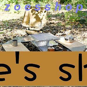 zoe-柯曼不銹鋼日式折疊桌野營桌戶外組裝簡約輕量露營野餐桌燒烤桌子[1110506]