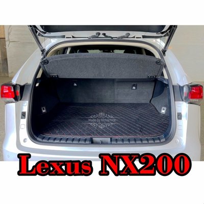 （）適用凌志Lexus NX200 後車廂墊 NX200t NX300 NX300h 專用汽車皮革後廂墊 後行李箱-飛馬汽車