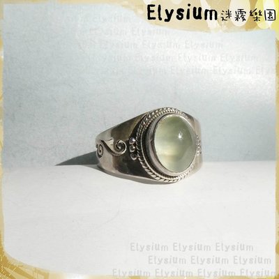 Elysium‧迷霧樂園〈RPR019A〉尼泊爾‧ 國際戒圍9.5~10或11或14_基本款 葡萄石 925手工戒指