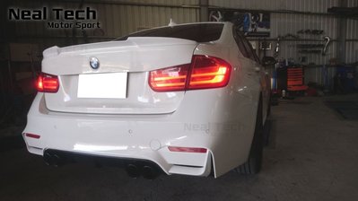 全新含烤漆 BMW F30 M4尾翼 V款 壓尾 鴨尾 改裝空力套件 316 318 320 328 330 335i