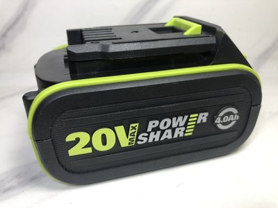 全新原廠大腳板 WORX4.0 威克士 ROCKWELL 羅克威爾 20V 4.0鋰電池 帶電源顯示 WU629用電池