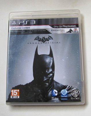 PS3 蝙蝠俠 阿卡漢始源 英文版 Batman
