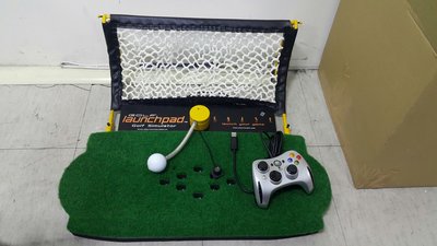 二手-近全新golf launchpad tour simulator Xbox 360 高爾夫球遊戲周邊設備/揮杆練習