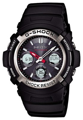 日本正版 CASIO 卡西歐 G-Shock AWG-M100-1AJF 男錶 電波錶 太陽能充電 日本代購
