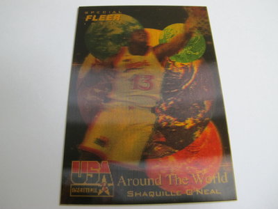 ~ Shaquille O'Neal ~ 俠客.大白鯊.歐尼爾 歐布連線 名人堂 NBA球員 1996年 3D動畫卡