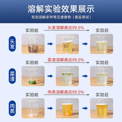 自營pix日本進口管道疏通劑強力溶解廚房下水道馬桶堵塞神器