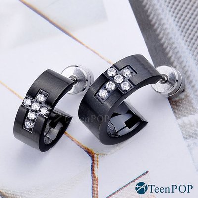 鋼耳環 ATeenPOP 珠寶白鋼 相約愛戀 單邊單個 多款任選 情侶耳環 C型耳環 AG5015