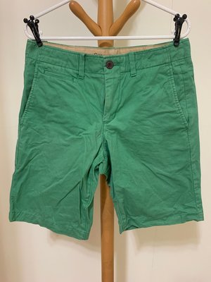 衣市藍~GAP 休閒短褲 (W29~175/72A~綠色~) (210803)