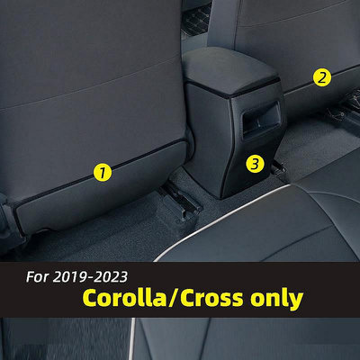 適用於豐田 RAV4運動方向盤保護套豐田 Altis座椅防踢保護豐田 卡羅拉 Cross車型2019 2020-都有