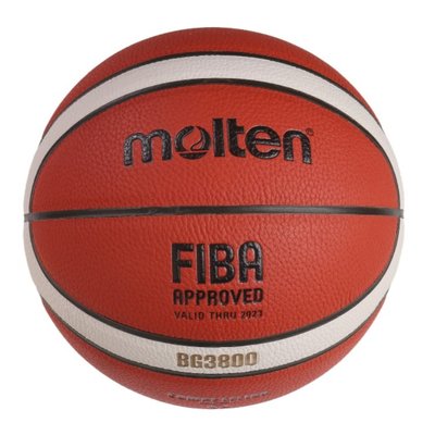 【綠色大地】MOLTEN 超手感合成皮籃球 6號籃球 BG3800 12片貼深溝籃球 FIBA認證 室內籃球 比賽級