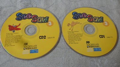 【彩虹小館】W06兒童CD~See Saw 3(CD1+2)~MACMILLAN BOOKMAN~共2片