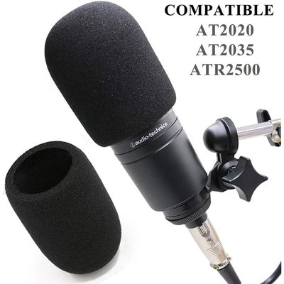 AT2020 防噴罩 - Audio-Technica AT2020 ATR2500 AT2035 麥克風防風罩 海綿套