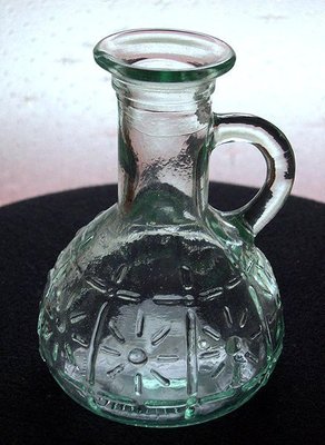 烙有義大利製老玻璃瓶歐式花瓶玻璃藝術品玻璃瓶擺飾品家飾品花器媲美水晶玻璃【心生活美學】