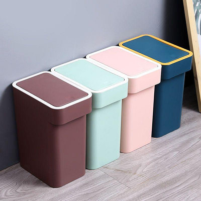 ‹網紅垃圾桶› 按壓式夾縫 垃圾桶 家用帶蓋創意衛生間廁所客廳分類式有蓋大號 紙簍