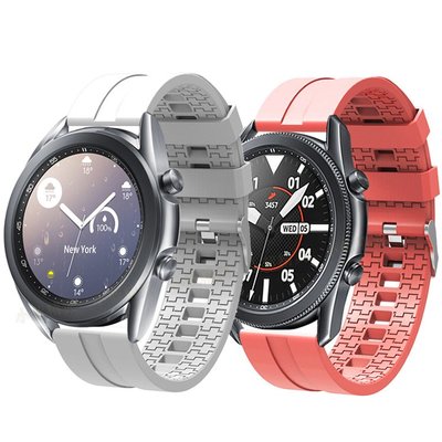 【手錶錶帶】適用三星Gear S3 active2手錶帶galaxy watch 42 46m運動硅膠腕帶