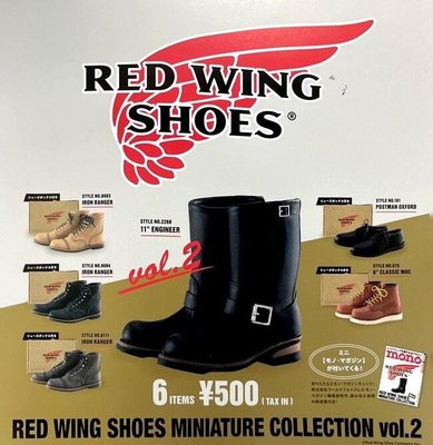 【奇蹟@蛋】 Kenele(轉蛋)RED WING紅翼品牌系列鞋P2 全6種 整套販售 NO:7262