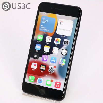 【US3C-高雄店】【一元起標】公司貨 Apple iPhone 7 Plus 32G 5.5吋 黑色 A10 Fusion 四核心處理器 指紋辨識 蘋果手機