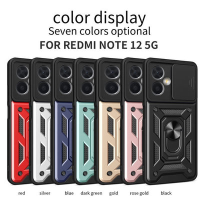 紅米Note12/小米poco x5指環推窗順甲手機殼小米13多功能13Pro保護套POCO X5 Pro 5G