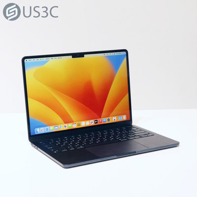 【US3C-青海店】【一元起標】台灣公司貨 2022年 Apple MacBook Air Retina 13.6吋 M2 8C8G 8G 256G 二手筆電