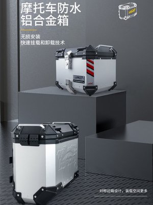 LOBOO蘿卜改裝KTM390ADV三箱配件摩托車鋁合金尾箱側邊箱后備箱子~特價