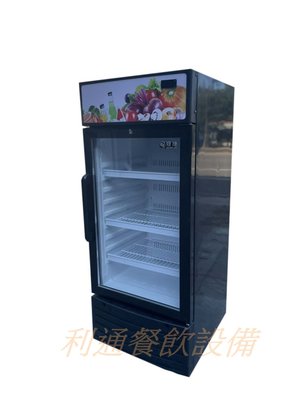 《利通餐飲設備》170L 單門玻璃冰箱 桌上型冰箱 飲料展示櫃 小菜冰箱 冷藏展示櫃 1門玻璃冷藏冰箱