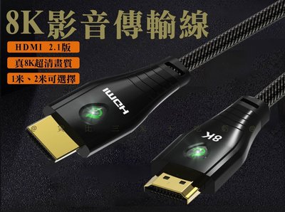 8K影音傳輸線 8K線 hdmi 2.0 HDMI延長線 60Hz 延長線 扁線 圓線 1米 2米 投影機多設備連結