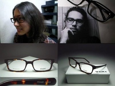 信義計劃 眼鏡 Vioki 日本手工 細方框 宮崎英治 超越 Ray Ban eyeglasses Kacamata.