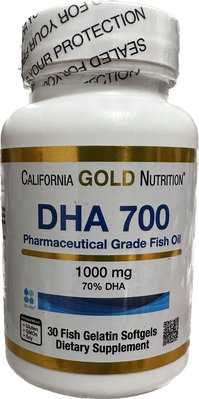 寵物補充品 CGN DHA 700 魚油 California Gold nutrition