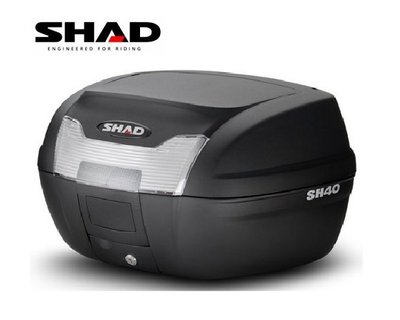 【shich 急件】SHAD SH40  機車後箱/行李箱 /置物箱 (箱體＋底盤＋鑰匙) 40公升