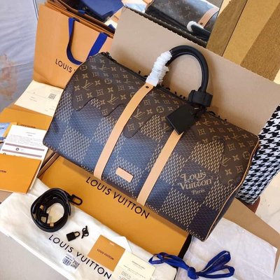 二手Louis Vuitton LV Keepall Bandouliere 50 旅行袋 N40360