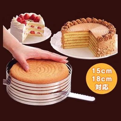 一鑫餐具【日本製 CakeLand 蛋糕切片器6層 No.1726】15/18公分對應TC蛋糕模麵包模烘培器具