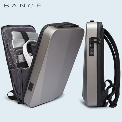 筆電包班歌Bange超薄男女商務設計師背包硬殼15.6寸筆記本電腦包雙肩包