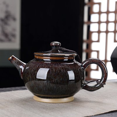【現貨】茶具茶壺陶瓷套裝單壺高檔側把壺功夫茶具小茶壺泡紫砂茶壺家用