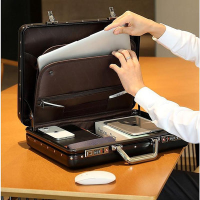 正品 高級密碼箱 商務手提箱18吋 裝錢箱 筆電收納箱 鋁框工具箱 公文箱 保險箱18吋公事箱男 小型行李箱
