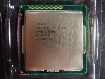 【含稅】Intel Core i5-2500T 2.3G SR00A  四核四線超低功耗正式庫存散片CPU一年保內建HD