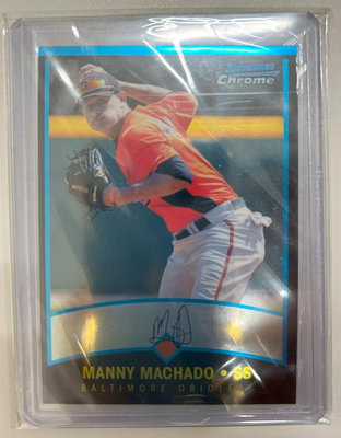 2011 Bowman Chrome Throwbacks Manny Machado Baseball Card #BCT17