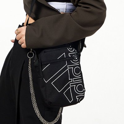 100％原廠Adidas 愛迪達單肩包男女包新款運動包斜挎包拎包背包H35765