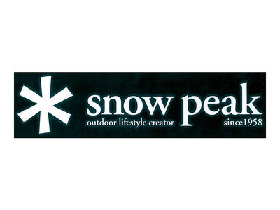 [好也戶外]snow peak 汽車貼紙-大 NO.NV-004