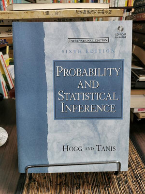 天母二手書店**ProbabilityAndStatisticalInference(附CD)近全新