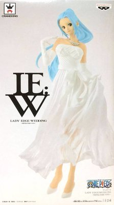 日本正版 景品 海賊王 航海王 LADY EDGE WEDDING 薇薇 白色 婚紗 模型 公仔 日本代購