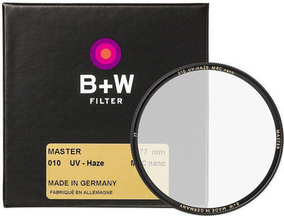 濾鏡B+W 77mm 新品MASTER UV鏡XS-PRO NANO超薄納米鍍膜濾鏡49/72/82漸變鏡