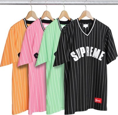 Supreme SS14 x Comme des Garçons Shirt 'Baseball Jersey' Red (2014) — The Pop-Up