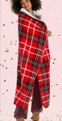 【iBuy瘋美國】全新正品 Victoria's Secret 維多利亞的秘密 PINK 經典刷絨單人毯子 毛毯 現貨