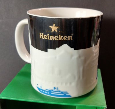 海尼根 城市浮雕杯 馬克杯 450ml