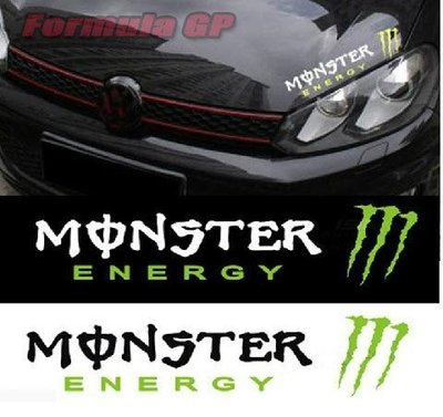 [Foumula GP] Monster 怪獸鬼爪 30CM 全彩漸層反光 車貼 車身貼紙 燈眉貼 車門貼 機車貼