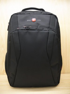 OVER+LAND 電腦後背包 USB 防盜後背包 登山背包 可固定於旅行箱上 書包 公事包  5353 薇娜